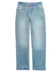 Wonder Nation Jeans 12 Husky Boys Youth Size Black Denim Slim Fit Straight Leg