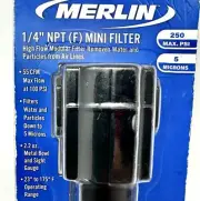 *NEW* MERLIN 1/4" NPT (F) Mini Filter (# 58179) Max PSI 250, Air Compressor