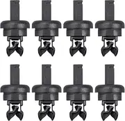 PYEUIFT 8 Pieces Fixing Clips Clip, Rear Parcel Shelf Clip Set, Parcel Shelf Cord Clips for Renault Clip MK1 MK2 Laguna 3 Megane 3 Qashqai Car Holders Trunk Hat Rack Clips