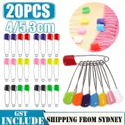 20X Large Baby Nappy Safety Pins Dress Clothing Nappy Hold Clip Tool 40-53mm