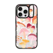 iPhone 16 Pro Impact Ring Stand Case MagSafe Compatible Mushrooms by Macarena Chomik
