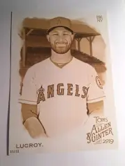 2019 Topps Allen & Ginter Jumbo 5x7 Jonathan Lucroy Angels 214 Gold 02/10