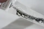 FALKLAND ISLANDS SILVER TONE CHARM BRACELET WITH PENGUINS NEW IN PACKAGE