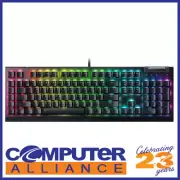 Razer BlackWidow V4 X Yellow-Linear Mechanical Gaming Keyboard Black