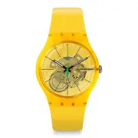 在飛比找Yahoo!奇摩拍賣優惠-SWATCH watch 時尚潮流腕表手錶  LEMON 檸