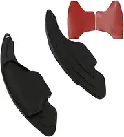 Car Steering Wheel Shift Paddles for M&ITSUBISHI Outlander 2022 Outlander PHEV 2023 2024 SEL LS ES Car Steering Wheel Shifter Paddle DSG Extension Accessories HTEOPOEKFR(Black)