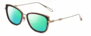 Chopard VCH256M Cateye Polarized BIFOCAL Sunglasses in Brown Tortoise/Gold 53 mm