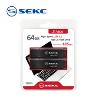 在飛比找momo購物網優惠-【SEKC】64GB USB 3.1 SDA20 高速隨身碟