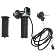 LED Display Handlebar for 3648V EBike Throttle Electric Scooter Bicycle Grip
