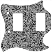 SG Standard Pickguard Custom Gibson Graphical Guitar Pick Guard Scales BW