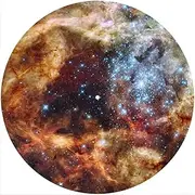 Slipmat Slip Mat Scratch Pad Felt for Any 12" LP DJ Vinyl Turntable Record Player Custom Graphical - Space Clouds