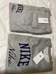 Nike Swoosh Tech Cotton Hoodie & Joggers Men's Set Grey SizeXL