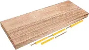 GANAZONO Hanging Floating Shelf Rustic Wood Wall Organizer for Bathroom Living Room Kitchen and Office Easy Installation Sturdy Construction Maximizes Space Multipurpose Design