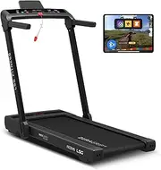 LSG Pacer M5 Walking Pad Under Desk Fold Down Treadmill with 12km/h Max Speed, Preset Programs, EverDrive H3 Motor, DuraGrip Running Belt, ShockControl Cushioning, Dual LED Displays & Remote Included
