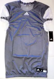 Adidas Press Coverage Football Jersey Men's Onix/White size medium athletic top