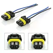 Wire Pigtail Female P 9006 HB4 Two Harness Head Light Low Beam Socket Lamp Bulb