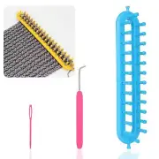 Scarf Knitting Loom Kit, DIY Craft Knitting Board Looms with Loom Pick Tool a...