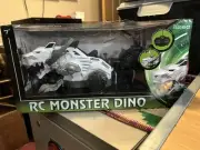 Vivitar Robo RC Monster Dino White w/2 way remote control Lights Up