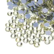 2880 Pcs Hotfix Rhinestones Flatback Crystal Glass Gems SS8 2.5mm,Light Yellow