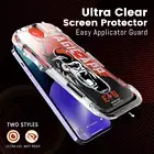 Ultra Clear Screen Protector Anti Spy Ez Fit Kit For iPhone 15 14 Pro Max Plus