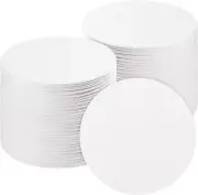 100 Sheets Round Microwave Kiln Papers Shelf Paper 4.7 Inch Ceramic White