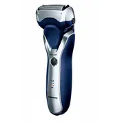 Panasonic 3 Blade Rechargable Shaver - Silver & Blue