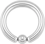 [FIFTH CUE] 2G | 4G | 6G | 8G | 10G | 12G - Colored Tension Captive Titanium IP 316L Surgical Implant Grade Steel Bead RingRing Opening Pliers Required