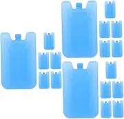 Air Conditioning Fan Ice Crystal Coolers Accessories for Fishing Reusable Ice Holder Camping Ice Cooler Refillable Ice Bag for Cooler Ice Pad Pe Sky-Blue
