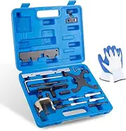 UNITHUB 20Pcs Camshaft Timing Tool Kit Flywheel Locking Tool Compatible for Ford Fiesta Fusion Focus Mazda 1.4 1.6 1.8 2.0 Di TDCi TDDi ECOBOOST 1.6 Ti-VCT 1.5 1.6 VVT