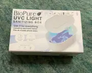BioPure UVC LIGHT SANATIZING BOX 5/15/30M Fits All Mobile Phones NEW 93970-CHN-1