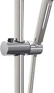 Hand Shower Door - Shower Clamp with Rail, 360° Adjustable Sprayer Holder | Sliding Bar Shower Adapter, Universal Rotation Nozzle Holder,
