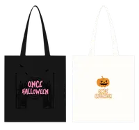 在飛比找樂天市場購物網優惠-TWICE ONCE HALLOWEEN 帆布袋 (白色/黑