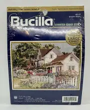 Vintage Bucilla Counted Cross Stitch Kit #42117 Springtime Blossoms NEW