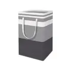 Foldable Laundry Basket Standing Fabric Storage Basket for Bathroom Baby Room