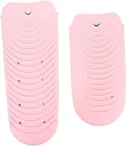 MOTHNUR 2 Pack Heat Insulation Mats Curler Cover for Hair Curler Insulation Sleeve for Hot Tools Random Color