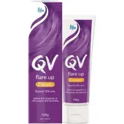 QV Flare Up Cream 100g/100mL - Australian Eczema & Dermatitis Treatment - Sensitive Skin - Fragrance, Lanolin & Propylene Glycol Free