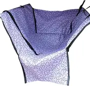 Adorrable Pet Dog Car Seat Cover-Waterproof Scratch Proof Durable Car Seat Hammock for Dog & Cat,Back Single-Seat Protector for Car, Truck, and SUV Protector Mat,Purple,23.6" 21.7" 13.8"