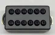 Seymour Duncan SH-8n Invader 6 String Neck Humbucker - Matte Black Metal Cover