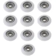 10Pcs Nylon Plastic Pulley Furniture Drawer Bearing Wheel Smooth Operation