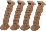 SUPVOX 4pcs Ergonomic Cork Handle Grips for Trekking Poles Nonskid Hiking Stick Handle Replacement Comfortable Grip for Enhanced Stability Outdoor Activities