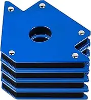 50LBS Arrow Welding Magnet Holder 4pcs 4" Strong Magnetic Metal Working Mig Tools and Equipment Workshop Welder Magnets Welding Clamps 45, 90, 135 Degree Angle