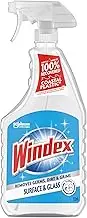 Windex Surface and Glass Cleaner, Multi Purpose Spray for Greasy Surfaces, Mirrors, and Glass, Floral Scent, 750mL, 1 Count