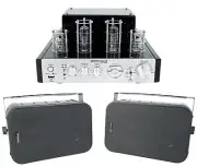 Rockville BluTube Tube Amplifier/Home Bluetooth Receiver+2) 6.5" Black Speakers
