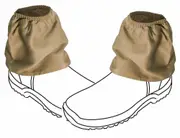 Over Boots Ankle Hiking Gaiters Sock Saver Protect 100% Cotton Khaki