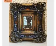 “Black Is Beautiful,” By Tazz Original Mixed Media Painting Framed 19.5”x17 5/8”