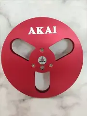 One Pair Standard New 7'' akai Red tape reel for reel to reel tape recorder