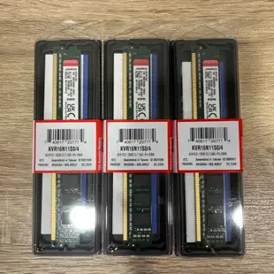 Kingston 金士頓 4GB DDR3 1600 桌上型記憶體 (KVR16N11S8/4)