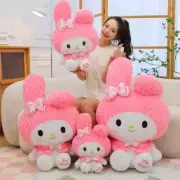 Anime My Melody Plush Doll Stuffed Toy Soft Pink Pillow Cushion Birthday Gift