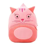 ANYKIDZ 3D Pink Cat Kids School Backpack Cute Cartoon Animal Style Children Toddler Plush Bag Perfect Accessories For Boys and Girls