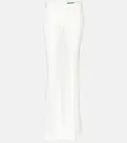 [McQueen] McQueen Mid-rise flared pants AU 14 white